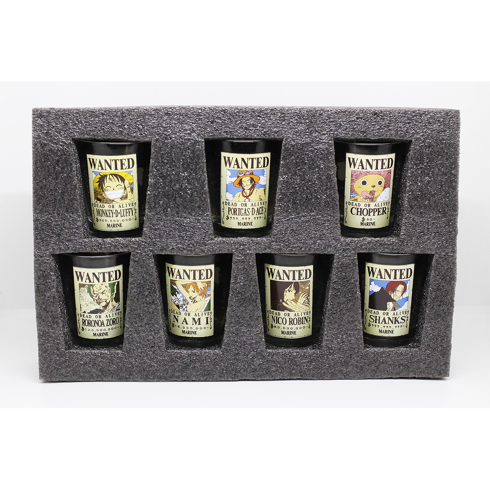 แก้วช้อตวันพีชยกชุด One piece shot glass set Shopee Thailand