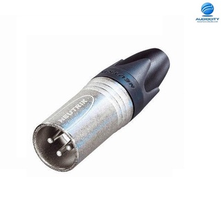 Neutrik NC3MXX XLR Male, 3 pole male cable connector with Nickel housing and silver contacts.
