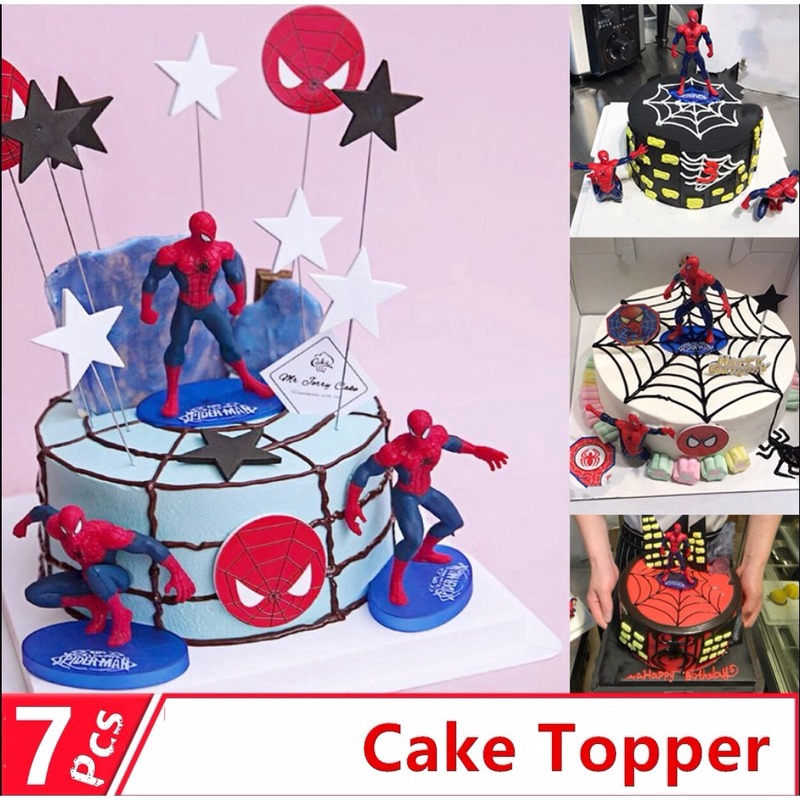 ภาพหน้าปกสินค้าของเล่นฟิกเกอร์ Spider-Man Hero 7 ชิ้น จากร้าน welcomebaby.th บน Shopee