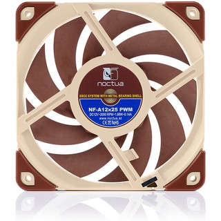 ภาพขนาดย่อของภาพหน้าปกสินค้าNoctua NF-A12x25 PWM, Premium Quiet Fan, 4-Pin (120mm, Brown) จากร้าน ksc_officialshop บน Shopee ภาพที่ 3