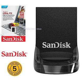 SanDisk 128GB Ultra Fit USB 3.1 Flash Drive - SDCZ430-128G-G46 ของแท้ รับประกันศูนย์ 5 ปี