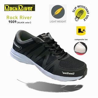 ภาพหน้าปกสินค้า✔ 1-30 เม.ย. ใส่โค้ด 4D3RBL รับส่วนลดเพิ่ม ✔ รองเท้าผ้าใบหัว composite ทรงสปอร์ต Rock River 9009 (black color) ที่เกี่ยวข้อง