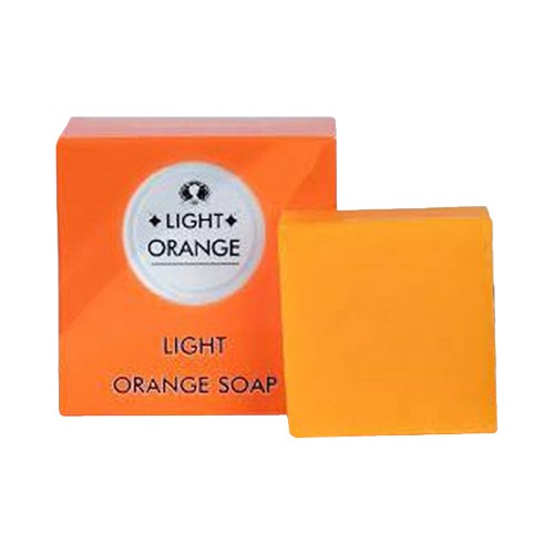 ภาพหน้าปกสินค้าสบู่ไลไวท์ light orange soap(แพคเกตใหม่)