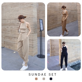 Dosimplething - Sundae set - ชุดเซ็ทไหมพรมคล้องคอ 2 ชิ้น