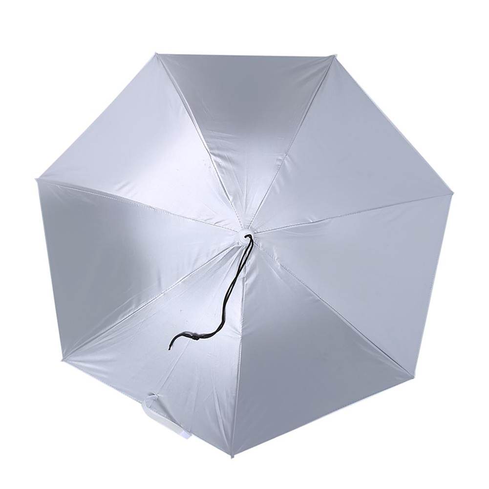 ภาพสินค้าหมวกร่ม ป้องกันรังสียูวี 2 ชั้นหมวกร่มขนาด ร่มและอุปกรณ์กันน้ำ กว้าง77cm ร่มตกปลา ร่มพับ ร่ม Umbrella จากร้าน car_auto1 บน Shopee ภาพที่ 7
