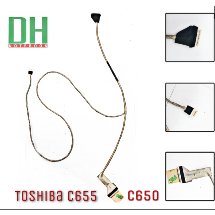 สายแพรจอโน๊ตบุ๊ค-toshiba-satellite-c650-c655-c655d-40pin-lvds-lcd-video-cable-6017b0265501