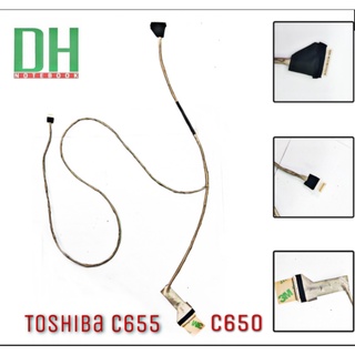 สายแพรจอโน๊ตบุ๊ค Toshiba Satellite  C650 C655 C655D  40PIN  LVDS LCD/Video Cable 6017B0265501