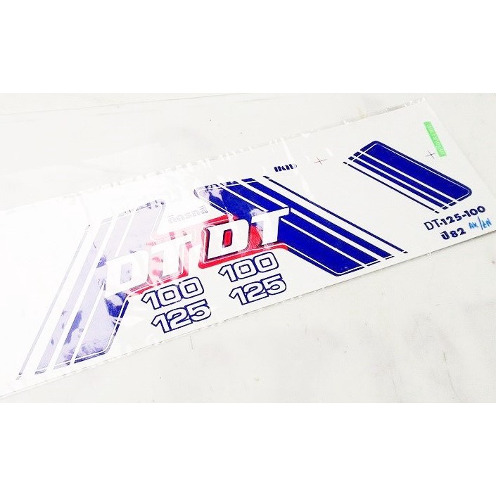 สติกเกอร์-yamaha-dt125-dt-100-สีแดง-เหลือง