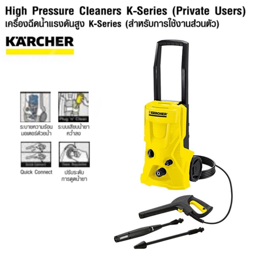 karcher-เครื่องฉีดน้ำแรงดันสูง-130-บาร์-รุ่น-k-4-basic-รุ่นใหม่-เครื่องฉีดน้ำ