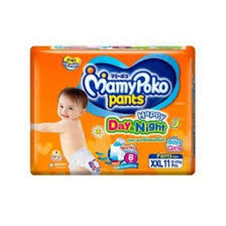 mamypoko pants day&amp;night ไซต์ XXL. บรรจุ 11 ชิ้น