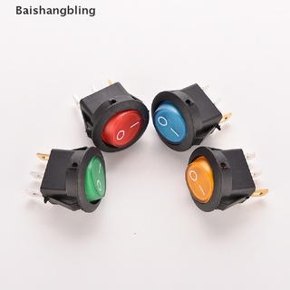 BSBL 4PCS 12V 16A ON/OFF LED DOT ROUND ROCKER SPST TOGGLE SWITCH CAR AUTO BOAT LIGHT BL