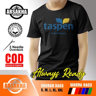 เสื้อยืด พิมพ์ลายโลโก้ บริษัท Taspen Arsakha