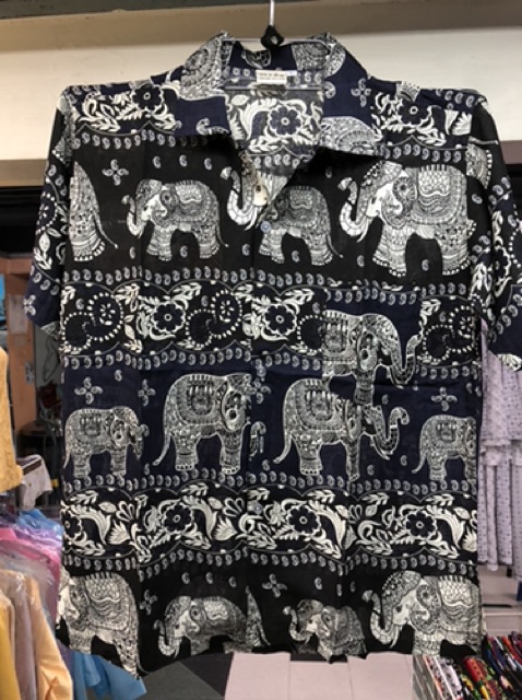 ภาพหน้าปกสินค้าเสื้อช้าง เสื้อช้างไทย ผ้าเรยอง (คละลาย) จากร้าน la_ong_fahh บน Shopee