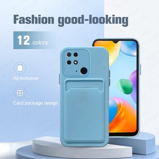 Soft Silicone Protective Case For Xiaomi Redmi 10C 6.71 Slim Card Slot Shockproof Cover Redmi 10 C C10 10C Redmi10C Fundas