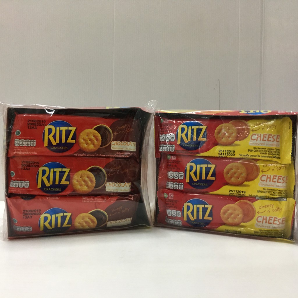 Ritz Sandwich Crackers (Chocolate / Cheese) ริทซ์ แซนด์วิช แครกเกอร์