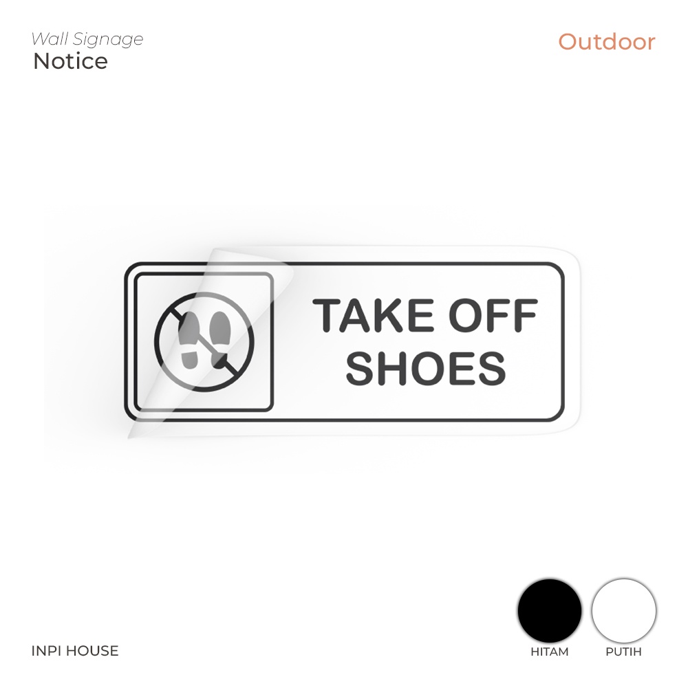 Take off shoes sticker - เปิด footwear marker - สติ๊กเกอร์พื้น ...