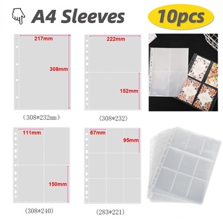 อัลบั้มการ์ดเกม A4 Sleeves 1 Pocket 2 Pockets 4 ช่อง 9 กระเป๋า