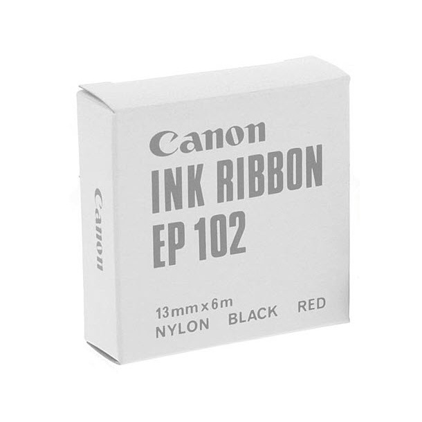 EP-102 หมึกสีดำ-สีแดง ผ้าหมึกเครื่องคิดเลขพิมพ์กระดาษ Canon ของแท้ ของ ...