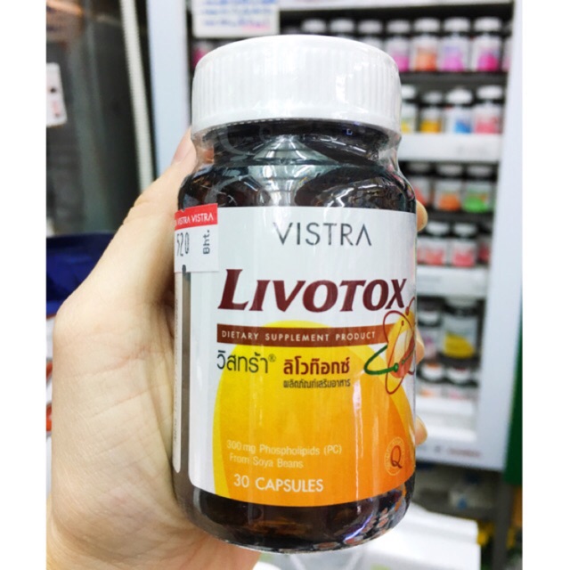 ภาพสินค้าVistra Livotox วิสทร้า ลิโวท็อกซ์ บำรุงตับ 30 แคปซูล จากร้าน pavina037 บน Shopee ภาพที่ 1