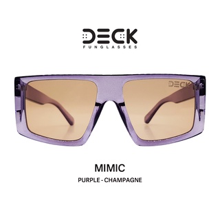 DECK แว่นตากันแดด รุ่น MIMIC - PURPLE - CHAMPAGNE ของแท้ รับประกันศูนย์ 1ปี