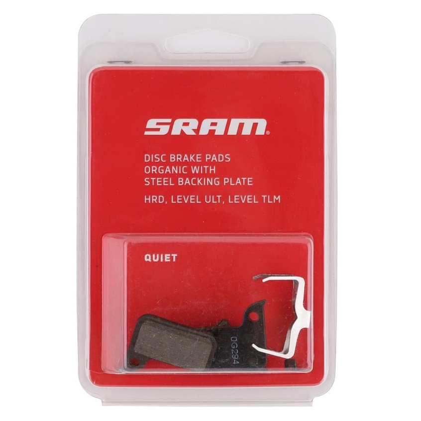 ผ้าเบรคดิสน้ำมัน-sram-รุ่น-level-ultimate-tlm-red-etap-disc-organic-brake-pads-aluminum-back-pair