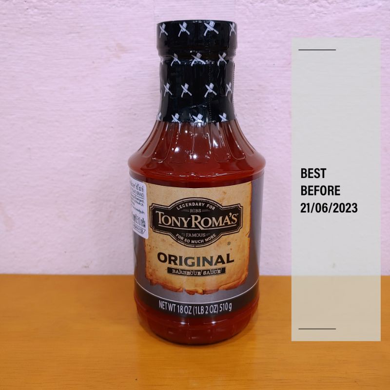 TONY ROMA'S ORIGINAL Barbecue Source 18Oz. 510g | Shopee Thailand