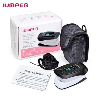 เครื่องวัดออกซิเจนปลายนิ้ว(Finger Pulse Oximeter) ยี้ห้อ JUMPER JPD-500D,JPD-500F