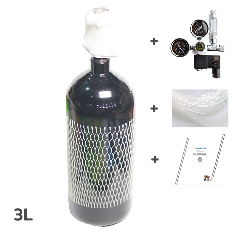 โปรชุดถัง-co2-3l-พร้อมเรกกูเรเตอร์-หัวดิฟ-พร้อใช้งาน