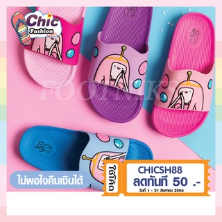 รองเท้าแตะเด็ก Y-Roon (วัยรุ่น) รุ่น Y19 แบบสวม ลิขสิทธิ์แท้ Adventure time I Princess Bubble gum