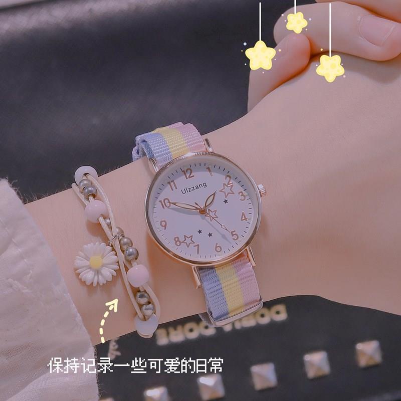 นาฬิกาข้อมือ-แบบเรืองแสง-ขนาดเล็ก-แบบเรียบง่าย-สไตล์ญี่ปุ่น-สําหรับเด็กผู้หญิง-และนักเรียนมัธยมต้น