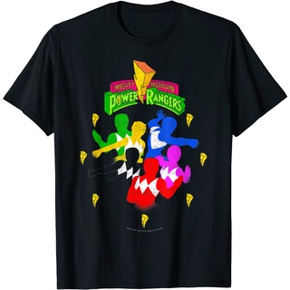 เสื้อยืดโอเวอร์ไซส์เสื้อยืด พิมพ์ลาย Power Rangers Group สไตล์มินิมอลS-3XL