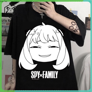 เสื้อยืดแขนสั้น พิมพ์ลายการ์ตูนอนิเมะ Spy Play House Spy X Family สไตล์ยุโรป สําหรับผู้ชาย และผู้หญิง