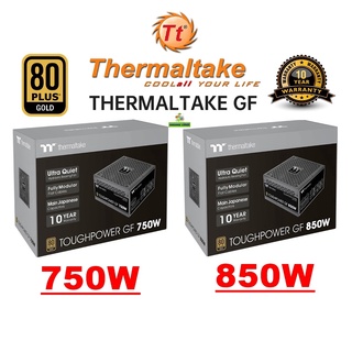 POWER SUPPLY (อุปกรณ์จ่ายไฟ) THERMALTAKE TOUGHPOWER GF 750W, GF 850W (80 PLUS Gold) 10Y.
