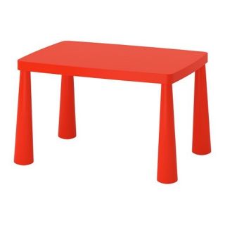สินค้า IKEA โต๊ะเด็ก,ขาว แดง ใน/นอกอาคาร  มัมมุต ikea mammut