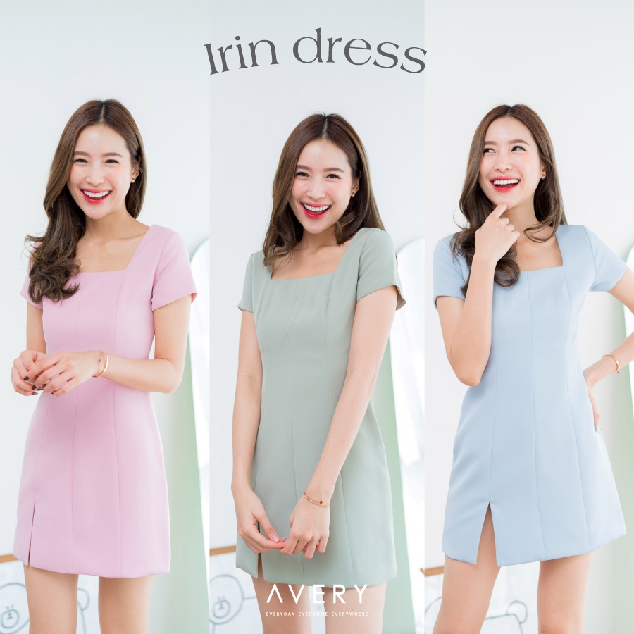 avery-irin-dress-บางสี-ไซส์มีพร้อมส่ง-ไม่ต้องรอพรี-ทักมาสอบถามก่อนได้นะคะ