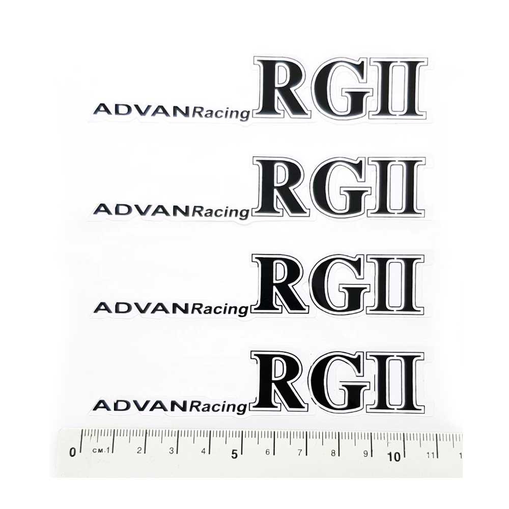 สติกเกอร์ติดก้านแม็ก-advan-racing-rgii-1-ชุด-ติดได้-4-ล้อ