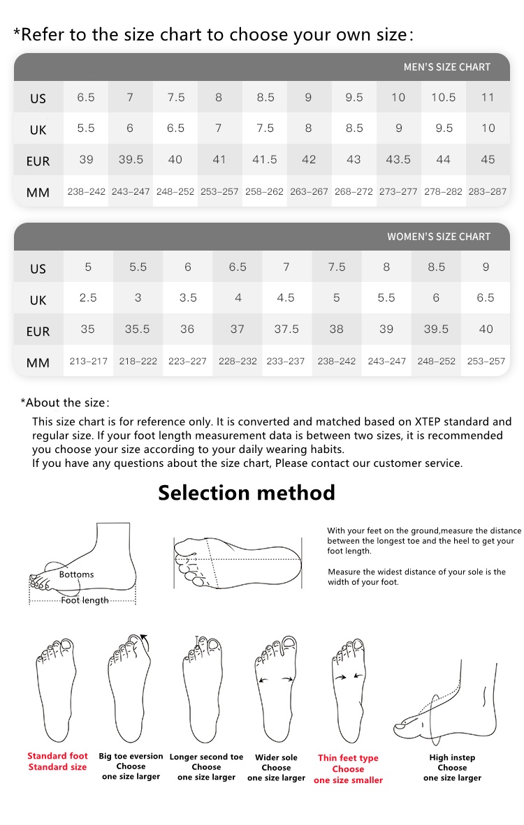 ข้อมูลเพิ่มเติมของ Xtep รองเท้ากีฬา รองเท้าผ้าใบ อินเทรนด์ ใส่สบาย สําหรับผู้หญิง