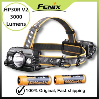 Fenix HP30R V2.0 ไฟฉายคาดศีรษะ ประสิทธิภาพสูง 3000 ลูเมน รวมแบตเตอรี่ 5000mAh 2 ชิ้น