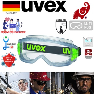Uvex 9301906 Ultravision Wide Vision Chemical Goggle Anti-Fog Clear Len