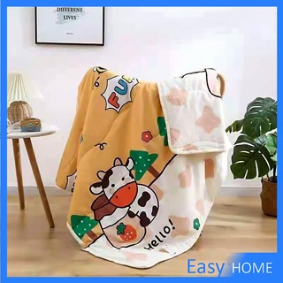 ผ้าห่มเด็ก ผ้าห่มพิมลายลายการ์ตูนสุดน่ารัก  air conditioning blanket for children