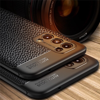 Oppo Reno5 Pro 5G Case Cover Luxury Leather Soft Silicone Shockproof TPU Bumper Back Cover