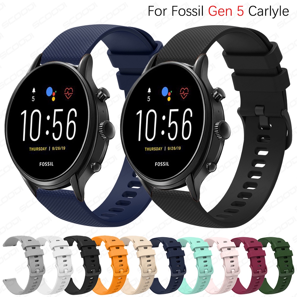 20mm 22mm Smart Watch cinturino in acciaio inossidabile per Fossil Gen 6/5/5E/4/3 Carlyle/Garrett/Julianna/Carlyle/Venture Metal Straps  44