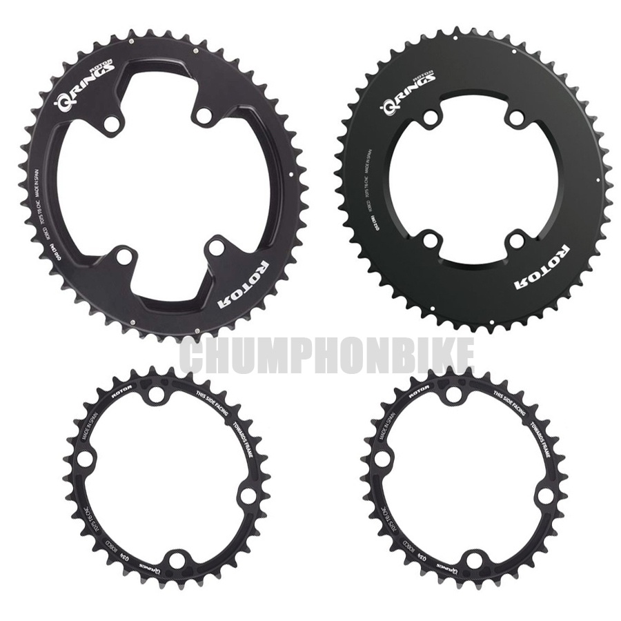 ใบจาน-rotor-qrings-4รู-สำหรับขาจาน-shimano-rotor-aldhu-qring