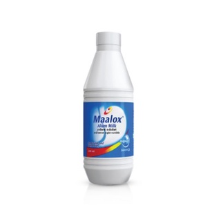 สินค้า Maalox Alum Milk มาล็อกซ์ อะลั่มมิ้ลค์ ยาลดกรด แก้ปวดท้อง ท้องเฟ้อ ขนาด 240 ml 1 ขวด 12106