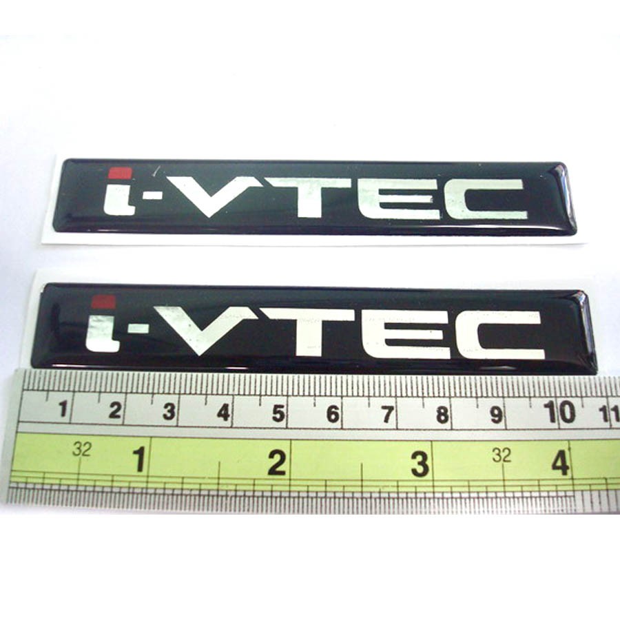 ราคาต่อ-2ชิ้น-สติกเกอร์เรซิ่น-สติกเกอร์-i-vtec-11-x-1-8-cm-หนา-1-มิล-honda-ฮอนด้า-ไอวีเทค