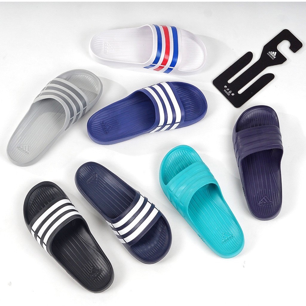 แท้ 100%】รองเท้าแตะAdidas Duramo Slide size: 3-10 (UK) มี 7 สี แบบสวม เบา  สบาย ใส่นุ่ม รองเท้าแตะเเบบสวม | Shopee Thailand