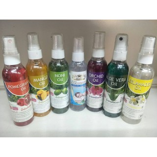 น้ำมันนวด น้ำมันสปา บ้านนา 120มล. แบบสเปรย์ มีหลายกลิ่นเลือกเลย [Banna massage oil 120ml.]