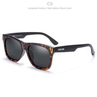 KC-5 Leopard แว่นกันแดด KDEAM 2022 เลนส์HD Polarized กันแสงUV สำหรับเดินทาง ทะเล ตกปลา กิจกรรมกลางแจ้ง พร้อมส่งในไทย