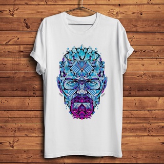 เสื้อยืดแขนสั้นลําลอง คอกลม พิมพ์ลาย Breaking Bad Cooker Heisenberg Walter สีขาว สไตล์สตรีท สําหรับผู้ชาย และผู้หญิง