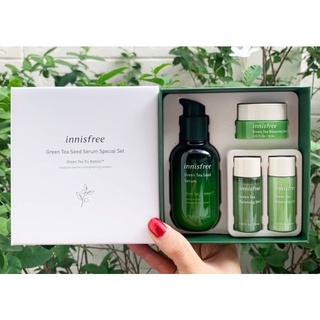 พร้อมส่ง*ของแท้*สุตรใหม่‼️Innisfree Green tea seed serum special set New 2021